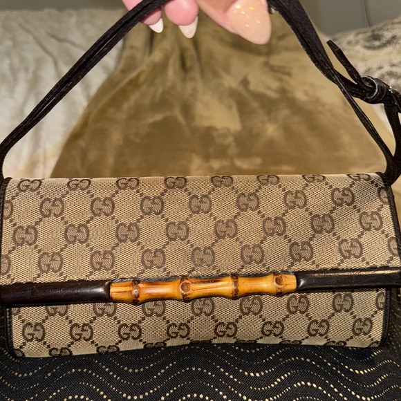 Authentic Vintage Bamboo Gucci Clutch - Picture 10 of 10